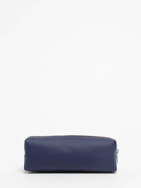 Pouch Leather Own stuff Blue pen bag OS020 other view 2