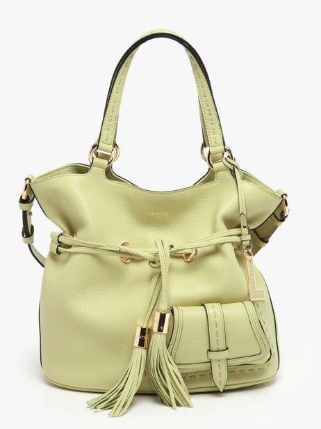 Medium Bucket Bag Premier Flirt Lancel Green premier flirt A10110