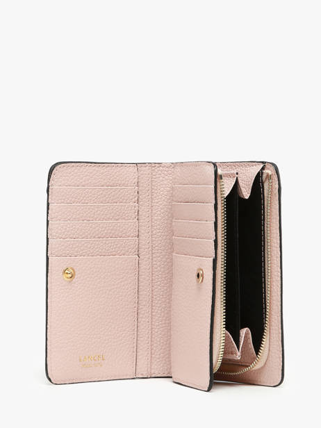 Portefeuille Rectangulaire Zippé Ninon Cuir Lancel Rose ninon A11123 vue secondaire 1