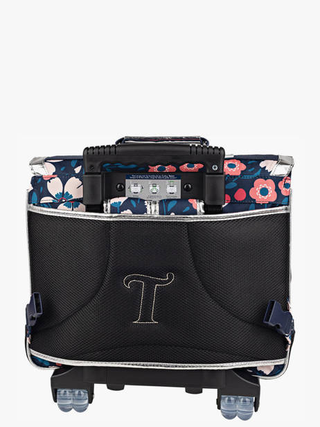 2-compartment Wheeled Satchel Tann's Multicolor les fantaisies f 42262 other view 5