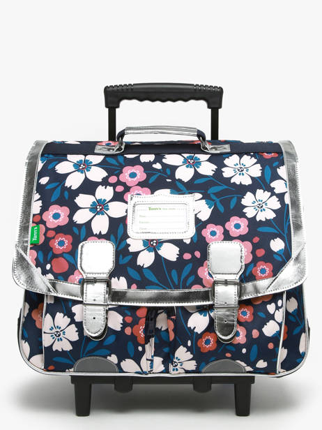 2-compartment Wheeled Satchel Tann's Multicolor les fantaisies f 43262
