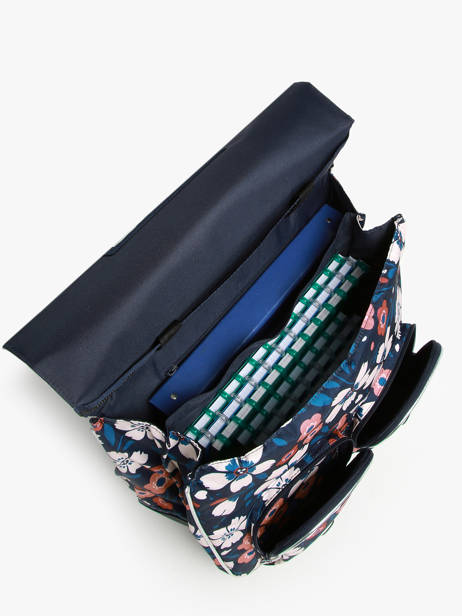 2-compartment Wheeled Satchel Tann's Multicolor les fantaisies f 43262 other view 3