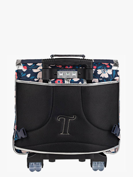 2-compartment Wheeled Satchel Tann's Multicolor les fantaisies f 43262 other view 5