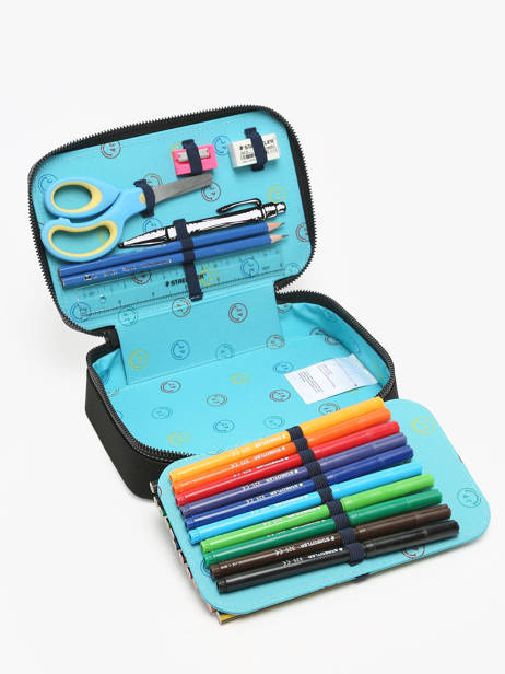 Filled Pencil Case 1 Compartment Daydream Boys Jeune premier Black daydream boys B other view 2