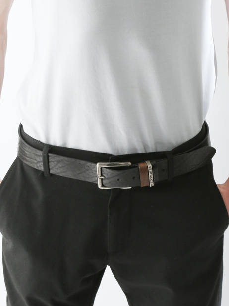 Ceinture Homme Hells Cuir Redskins Noir belt HELLS vue secondaire 1