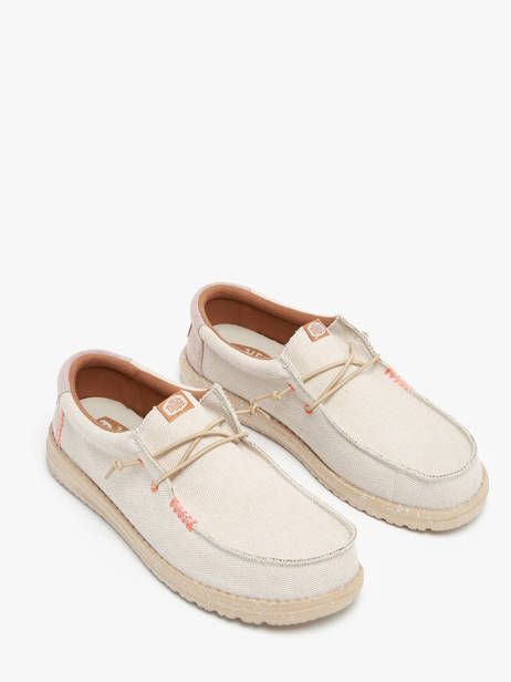 Mocassins Wally Coastline Jute Hey dude Beige men 40952 vue secondaire 1