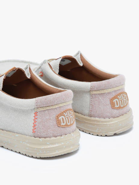 Mocassins Wally Coastline Jute Hey dude Beige men 40952 vue secondaire 2