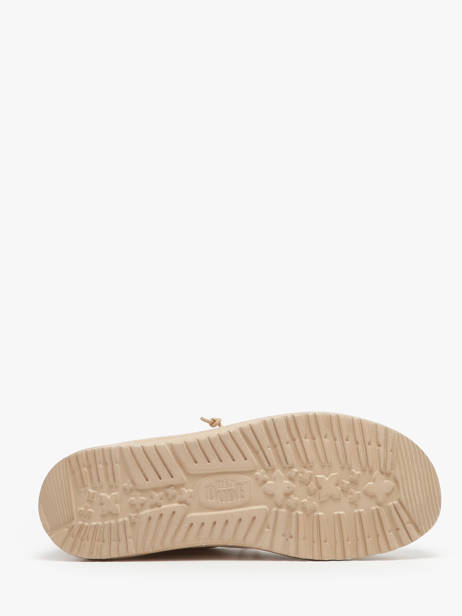 Mocassins Wally Coastline Jute Hey dude Beige men 40952 vue secondaire 4
