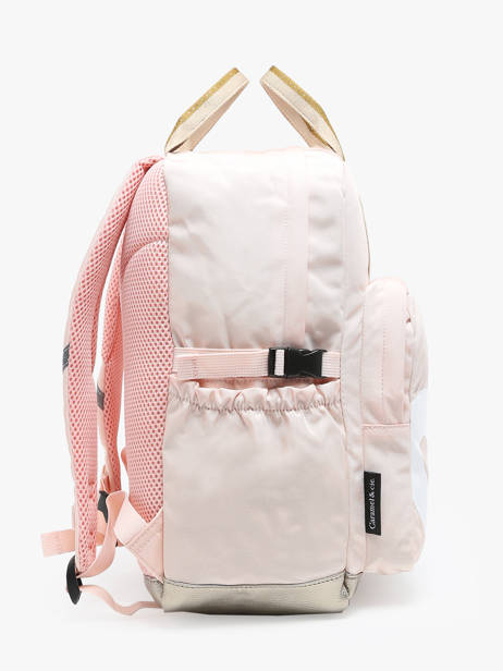 Sac à Dos 1 Compartiment Caramel et cie Rose boheme FI vue secondaire 2