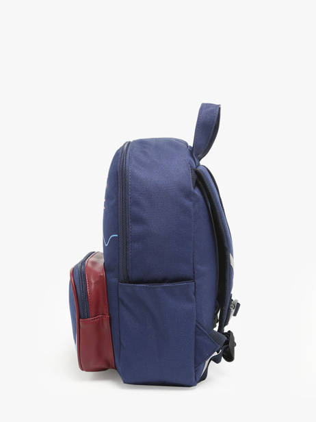 Mini Sac à Dos Caramel et cie Bleu fier GA vue secondaire 2