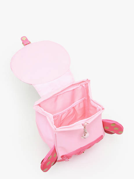 Mini Sac à Dos Tann's Rose ecole des tann's 645162 vue secondaire 3