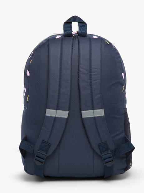 Sac A Dos Milky kiss Bleu heart of gold 4416 vue secondaire 4