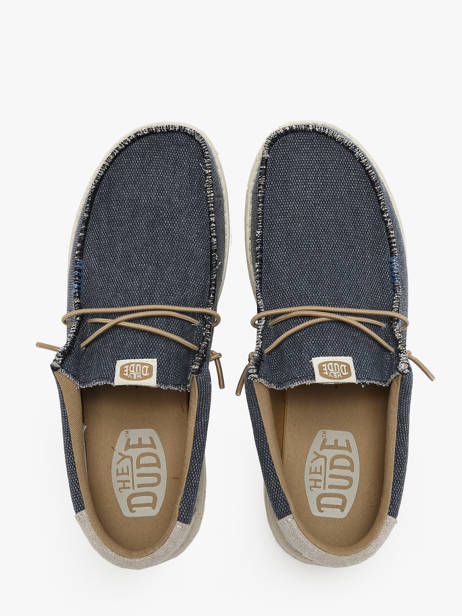 Moccasins Hey dude Blue men 40952 other view 4