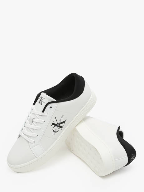 Sneakers In Leather Calvin klein jeans White men 8640GT other view 2