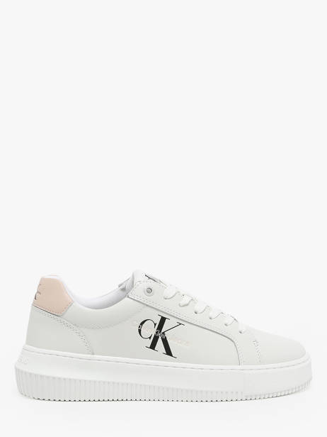 Sneakers En Cuir Calvin klein jeans Blanc women 8230LA