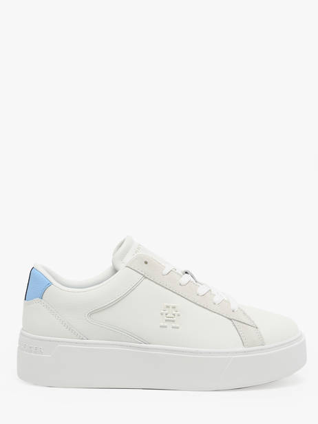 Sneakers En Cuir Tommy hilfiger Blanc women 82100F6