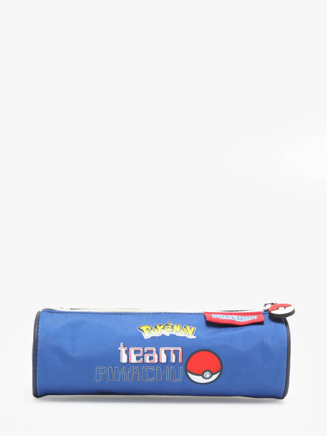 Trousse 1 Compartiment Pokemon Bleu energie electrique 23KK207P vue secondaire 2