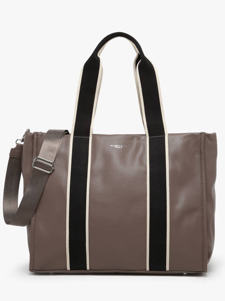 A4 Size Shoulder Bag New Grain Miniprix Brown new grain F6946