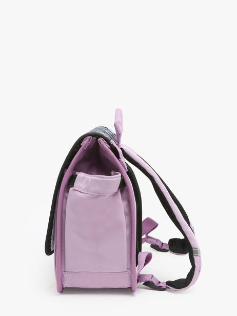 2-compartment Satchel Cabaia Violet school S other view 2