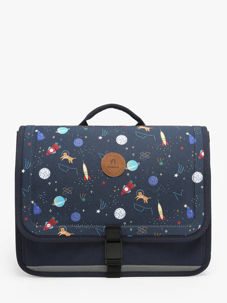 2-compartment Satchel Cabaia Blue school S