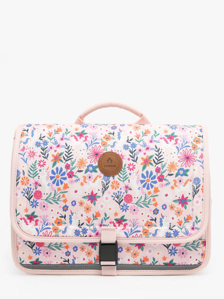Cartable 2 Compartiments Cabaia Rose school S