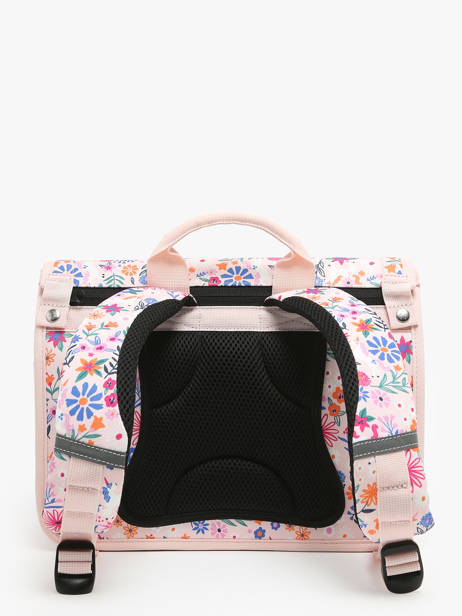 Cartable 2 Compartiments Cabaia Rose school S vue secondaire 4