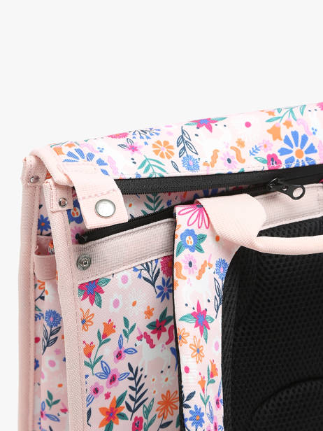 Cartable 2 Compartiments Cabaia Rose school S vue secondaire 5