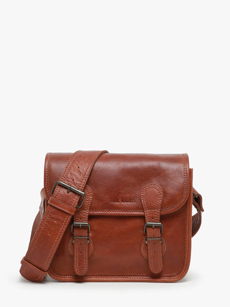 Lasacoche S Cuir Paul marius Marron vintage S