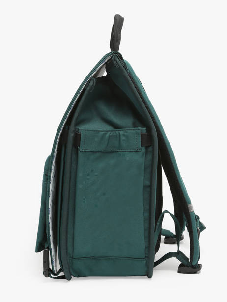 2-compartment Backpack Cabaia Green school M other view 3