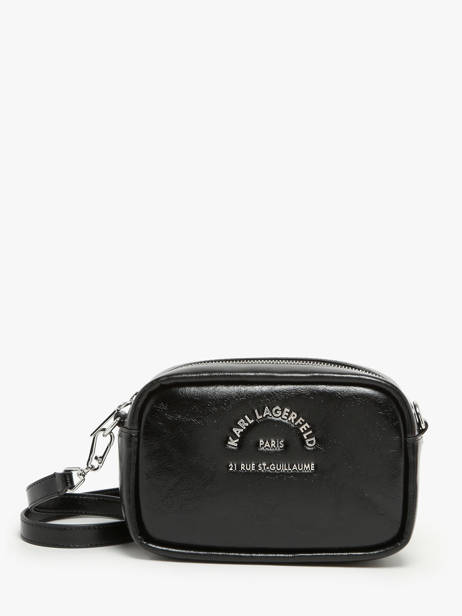 Crossbody Bag Rsg Polyurethane Karl lagerfeld Black rsg 245W3096