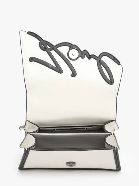 Sac Bandoulière K Signature Cuir Karl lagerfeld Blanc k signature 245W3072 vue secondaire 3