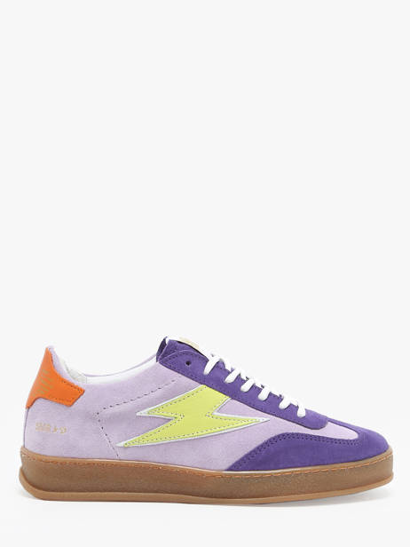 Sneakers In Leather Semerdjian Multicolor women RISY138