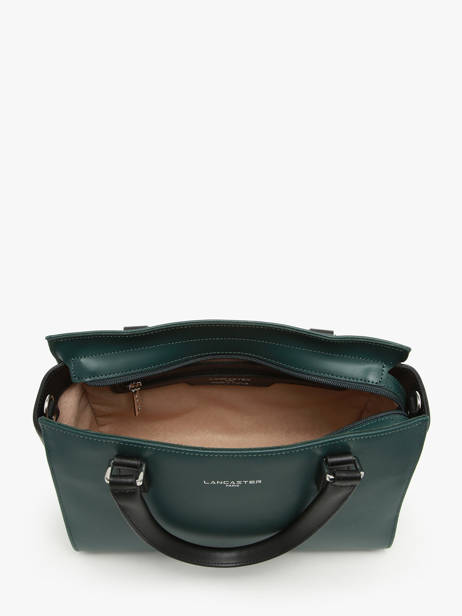 Sac Trapèze Smooth Cuir Lancaster Vert smooth 3 vue secondaire 3