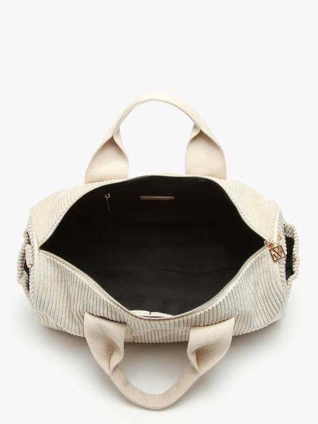 Sac Porté épaule Velours Vanessa wu Beige velours MA0085 vue secondaire 3