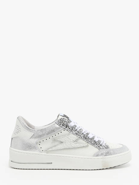 Sneakers In Leather Semerdjian White women NOUBA133