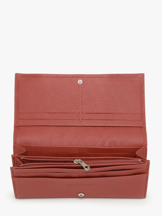 Longchamp Le roseau Wallet Red