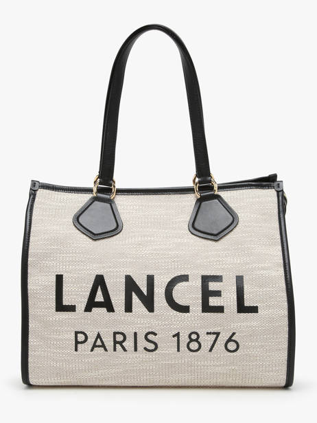 Shopping Bag Cabas D'ete With Zipper Lancel Black cabas d'ete A13310