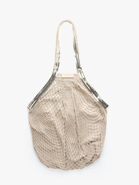 Sac Porté épaule Filet Coton Vanessa bruno Beige filet 26V40700