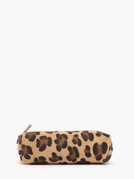 Trousse Cuir Milano Multicolore velvet leopardo VL22116