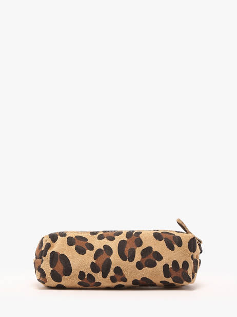 Trousse Cuir Milano Multicolore velvet leopardo VL22116 vue secondaire 2