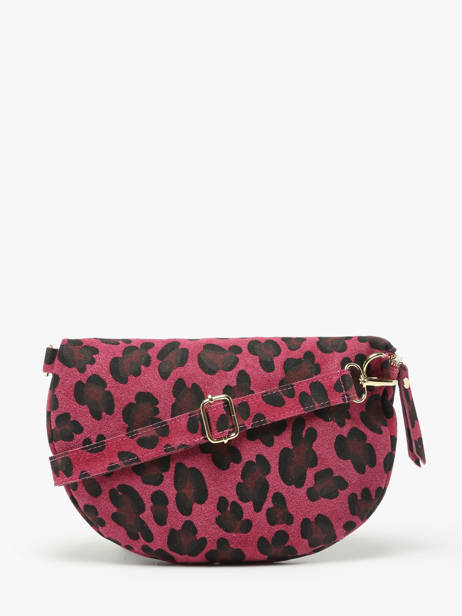 Belt Bag Milano Pink velvet leopardo VL21123 other view 4