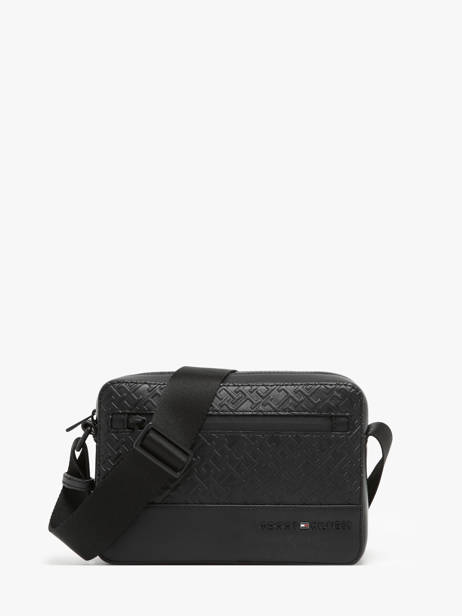 Crossbody Bag Tommy hilfiger Black monogram AM12676