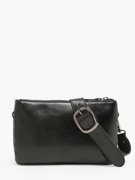 Shoulder Bag Emeraude Leather Etrier Black emeraude EEME0142 other view 4