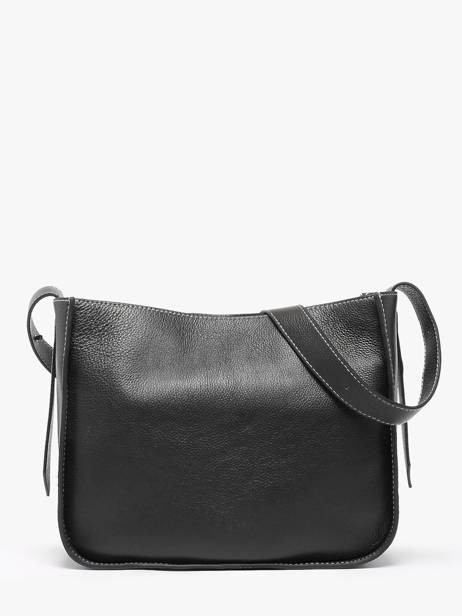 Shoulder Bag Foudre Leather Etrier Black foudre EFOD087M other view 4