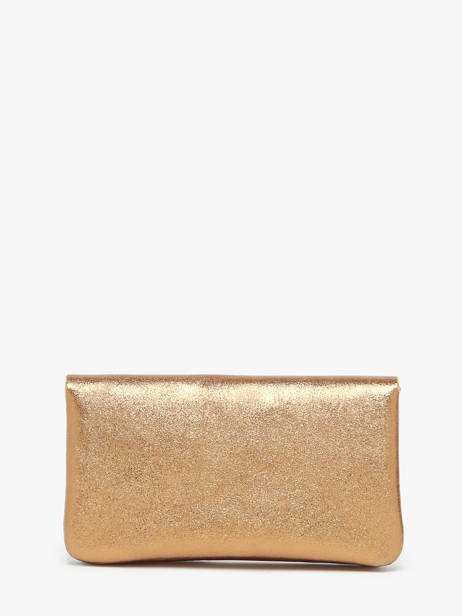 Leather Nine Coin Purse Milano Gold nine NI23113 other view 2