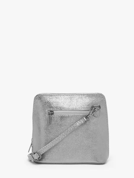 Leather Nine Crossbody Bag Milano Silver nine NI23117N other view 4