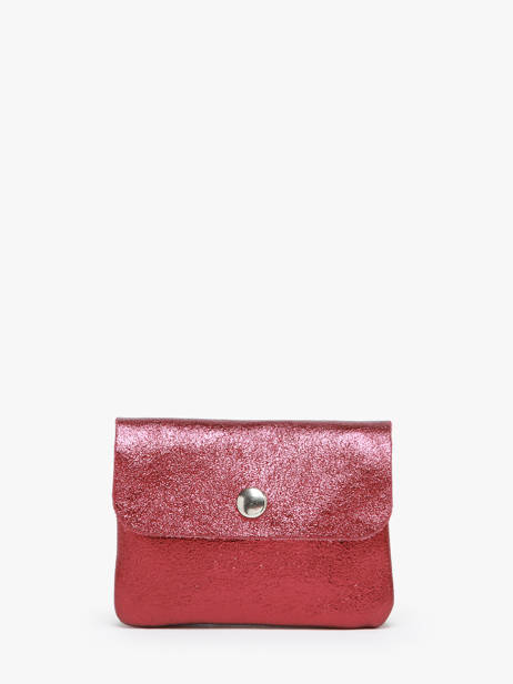 Leather Nine Coin Purse Milano Red nine NI22042N