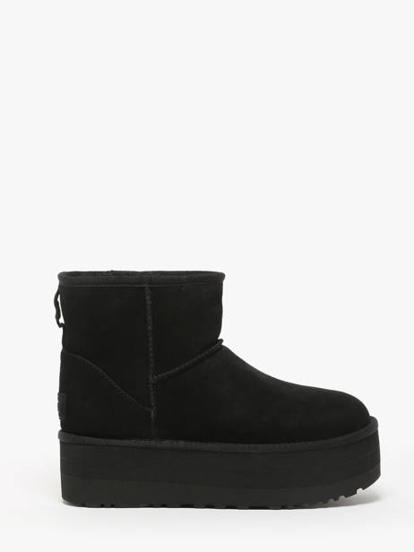 Boots In Leather Ugg Black men 1134991