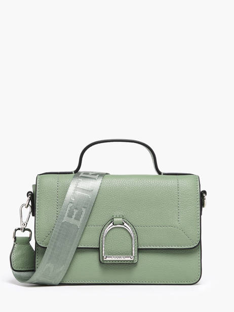 Small Leather Altesse Crossbody Bag Etrier Green altesse EALT048S