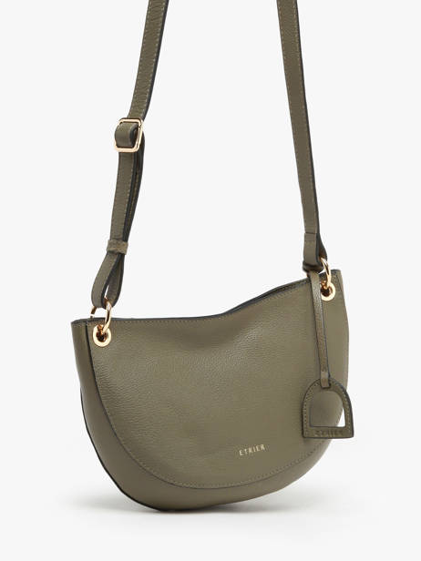 Medium Leather Tradition Crossbody Bag Etrier Green tradition ETRA024M other view 2